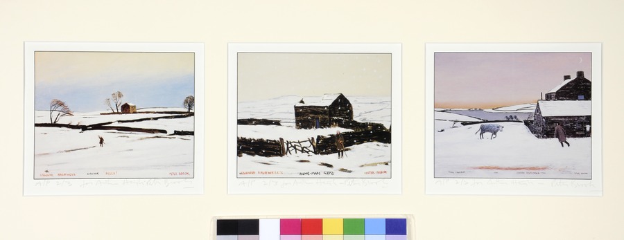 Hannah Hauxwell waving hello!; Hannah Hauxwell's home-made gate; More trouble for Hannah Hauxwell