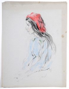 Girl with a Red Hat