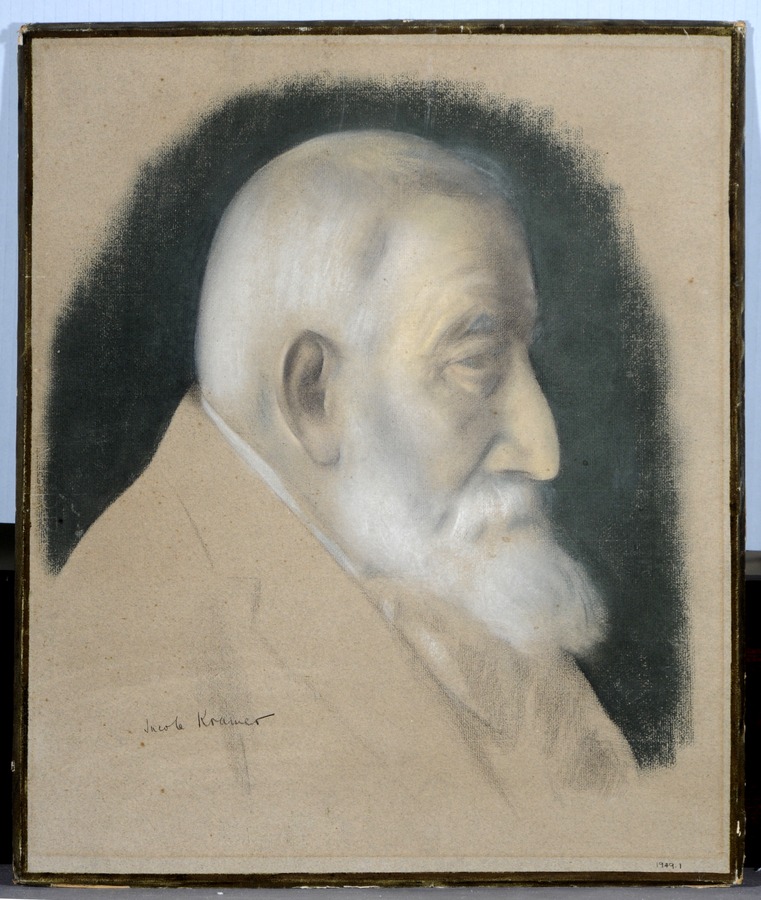 Head of an Old Jew in Profile