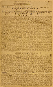 The life of Feild [sic] Marshal the Right Honourable Alexan[d]er Percy, autograph manuscript, 1835