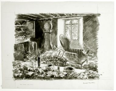 Ransacked French home