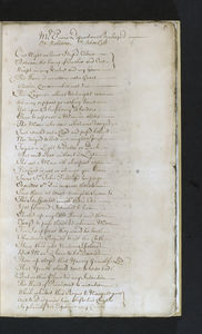 BC MS Lt q 20, f.10r: The opening of Henry Pemberton's poem 