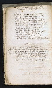 BC MS Lt q 22, f.12v: William Fairfax's poems 