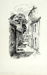 Pudding Lane. Original drawing used in 