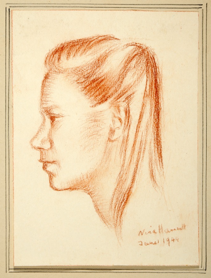 Drawing of a woman