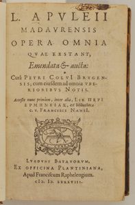 Apuleius Opera 1588