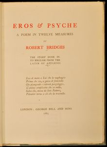 Robert Bridges, Eros and Psyche, 1885