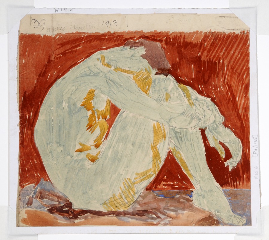 Seated Figure (after Hippolyte Flandrin)