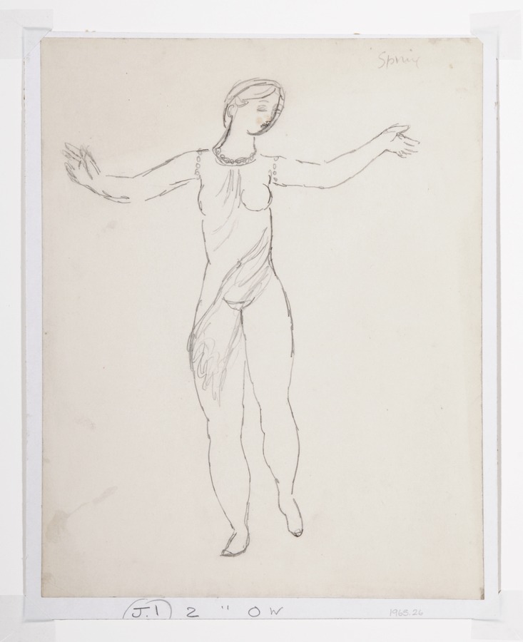 Study of a Dancer:Spring