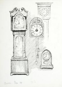 Four clocks  (indicated for use on page 14).