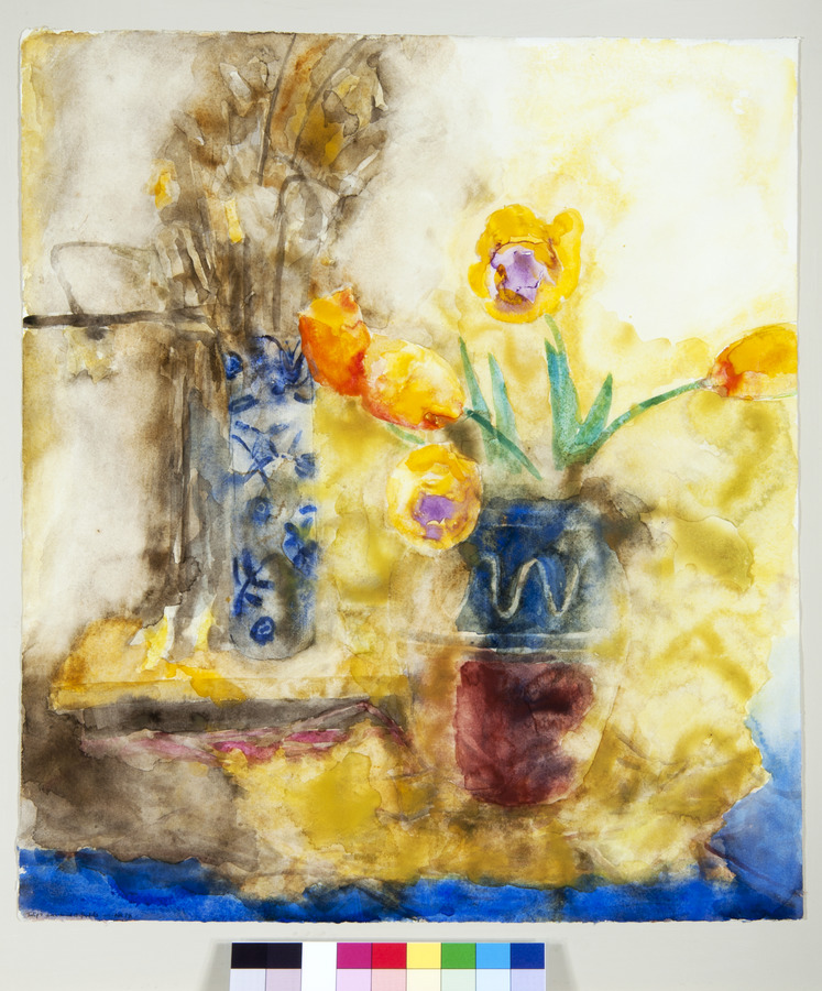 Tulips and Dead Daffodils