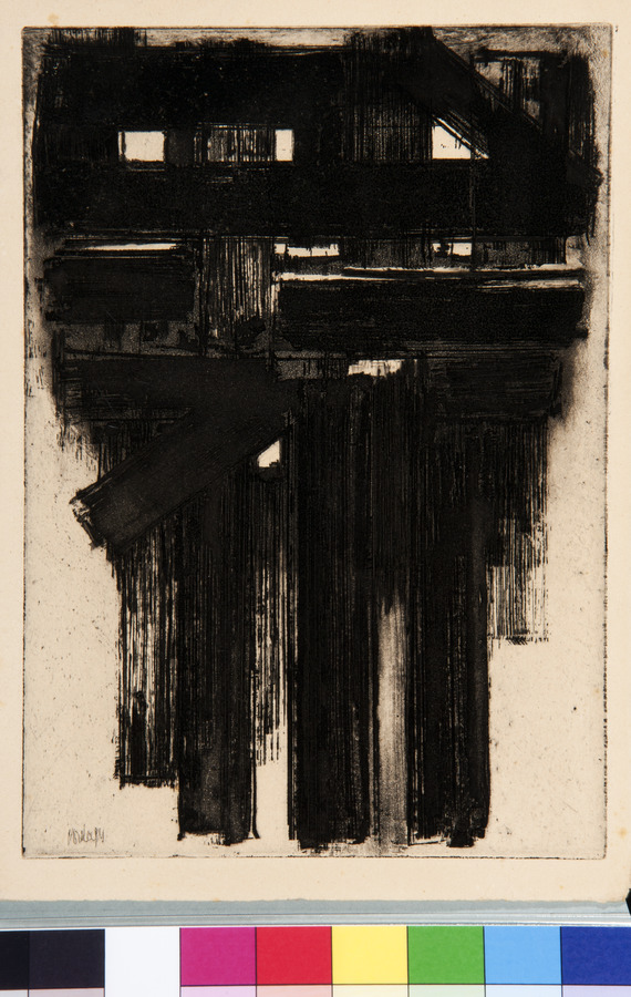 Pierre Soulages Exhibition Catalogue Media credit University of Leeds