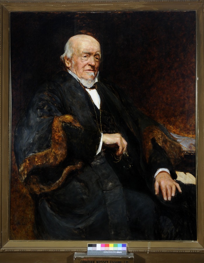 Obadiah Nussey Esq. JP (Chairman of the Textile Industries and Dyeing Committees 1875-1902)