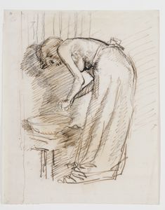 A Woman Washing