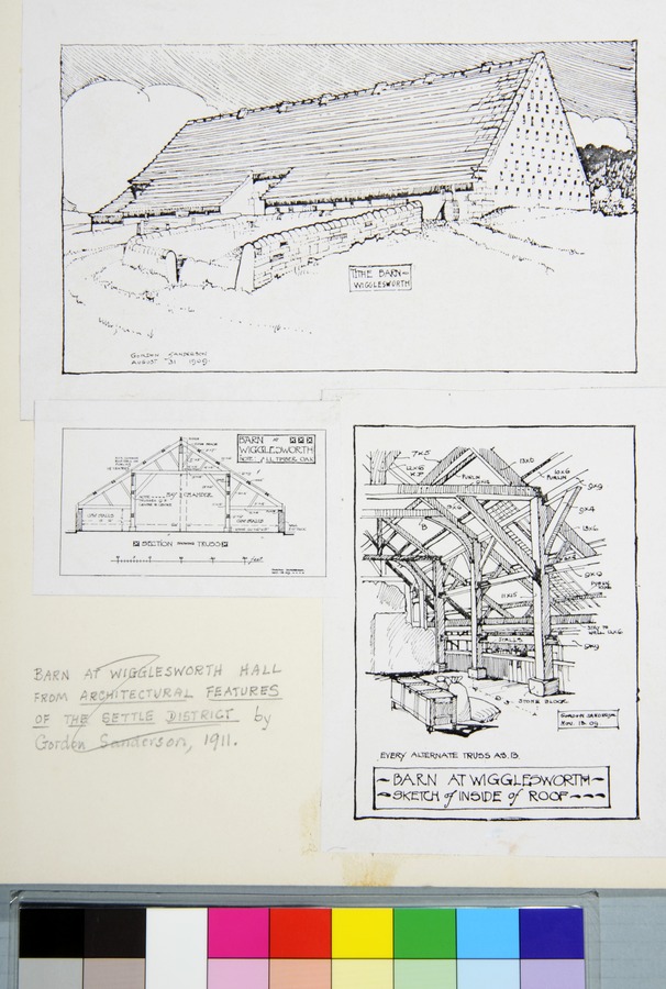 Barn at Wigglesworth Hall from 