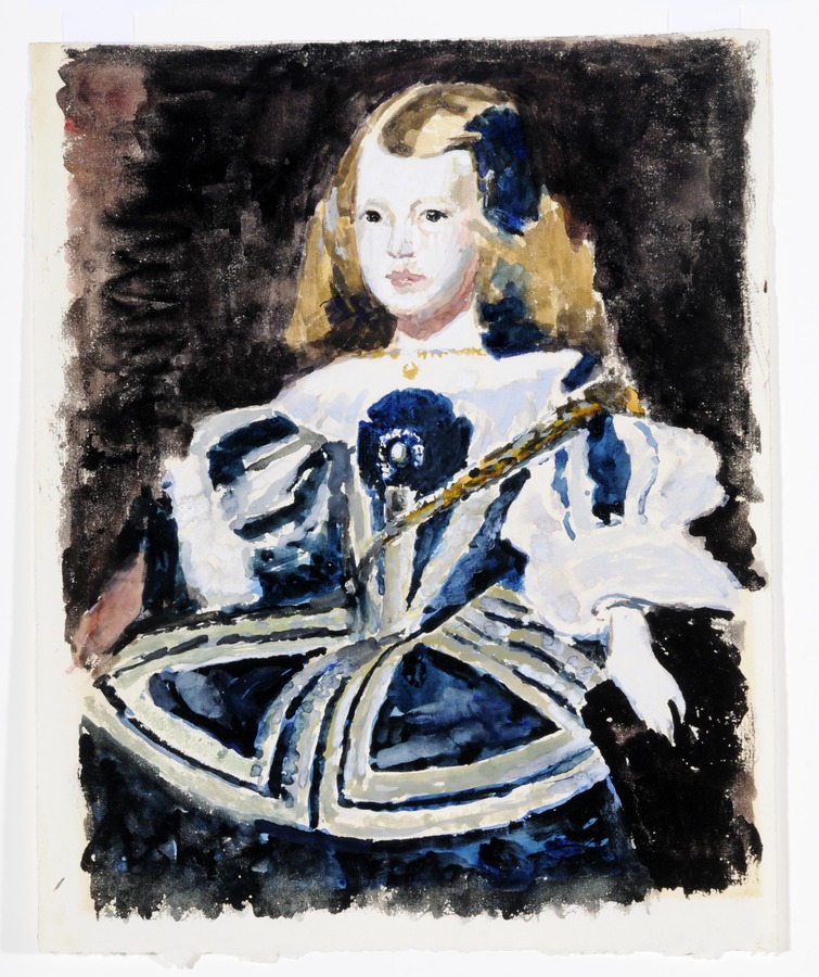 Translation Of Velazquez's ' Infanta Margareta' (Vienna)