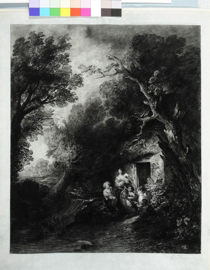 The Cottage Door, after Gainsborough