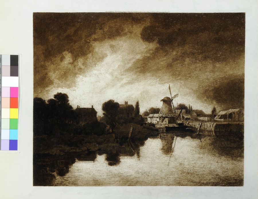 Mill on the Yare, after Crome