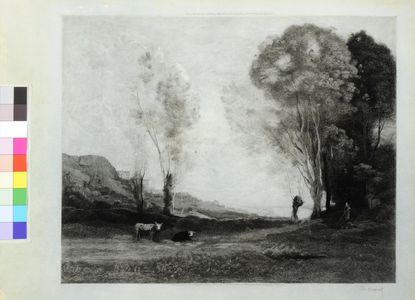 Ville d'Avray, after Corot