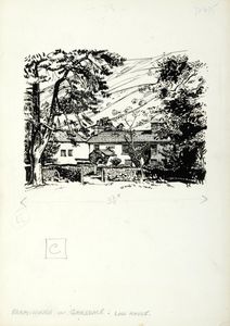 Low House, Garsdale. Original drawing used in 