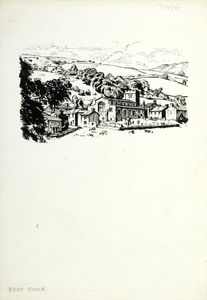 Dent Town. Original drawing used in 