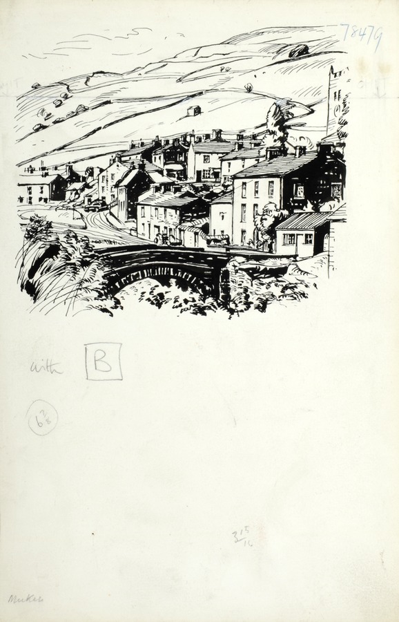 Muker. Original drawing used in 