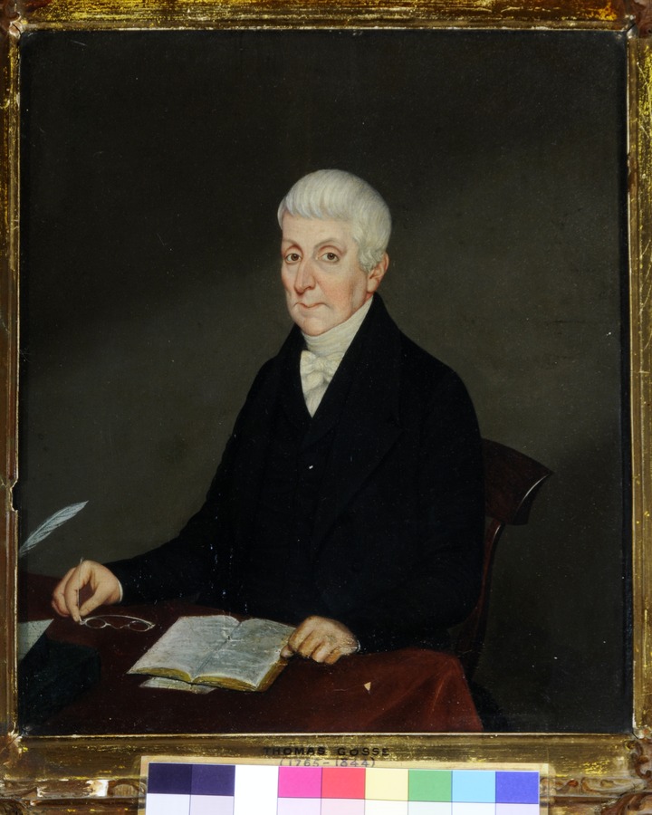 Portrait of Thomas Gosse (1765-1844), miniature painter