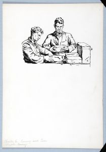 Jimmy and Jim. Original drawing used in 