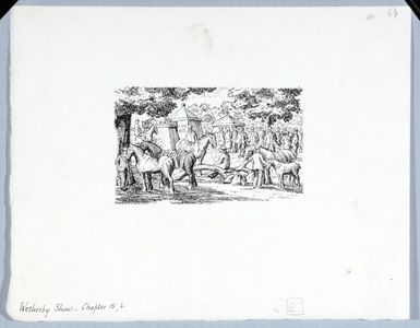 Wetherby Show, original drawing  used in 