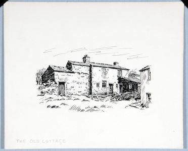 The Old Cottage. Original drawing used in 