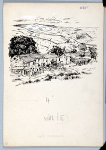 West Stonesdale. Original drawing used in 