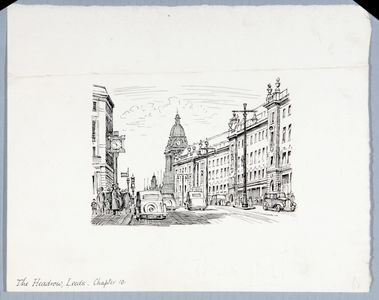 The Headrow, Leeds, original drawing  used in 