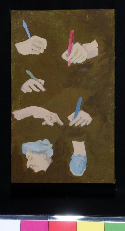 Emma Barelli and the examinees, Crabtree Lecture Theatre, 10 June 1983