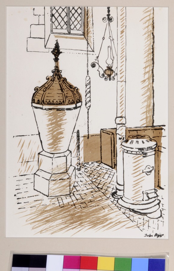 Font and Tortoise Stove: Britwell Salome