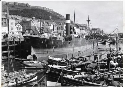 Scarborough Harbour, image originally used as one of the photographic illustrations for 