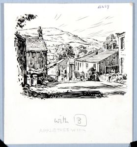 Appletreewick. Original drawing used in 